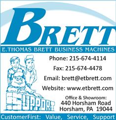Brett Logo and Contact Info