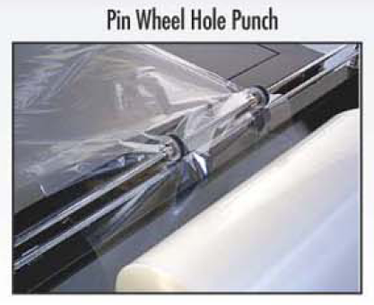 Pin wheel hole punch