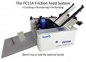 Count FC114A Creasing, Numbering, Perforating System