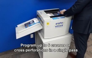 Graphic Whizard PT 331S Semi-Automatic Creaser and Perforator