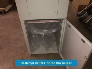 Destroyit 4107 Cross-Cut High Capacity Shredder - Used