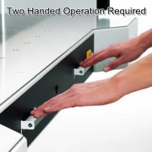 Two Hand Operation Required